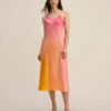 Pink Mimosa Bias-cut Dress
