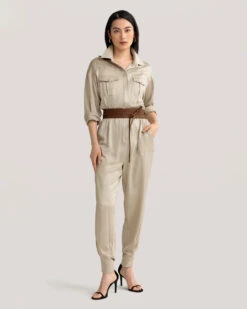 Sandwashed Safari Jumpsuit
