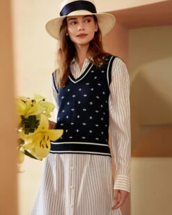 Silk Knit Anemeno Vest For Women