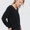 Women's Cashmere V Neck Soft Winter Sweater