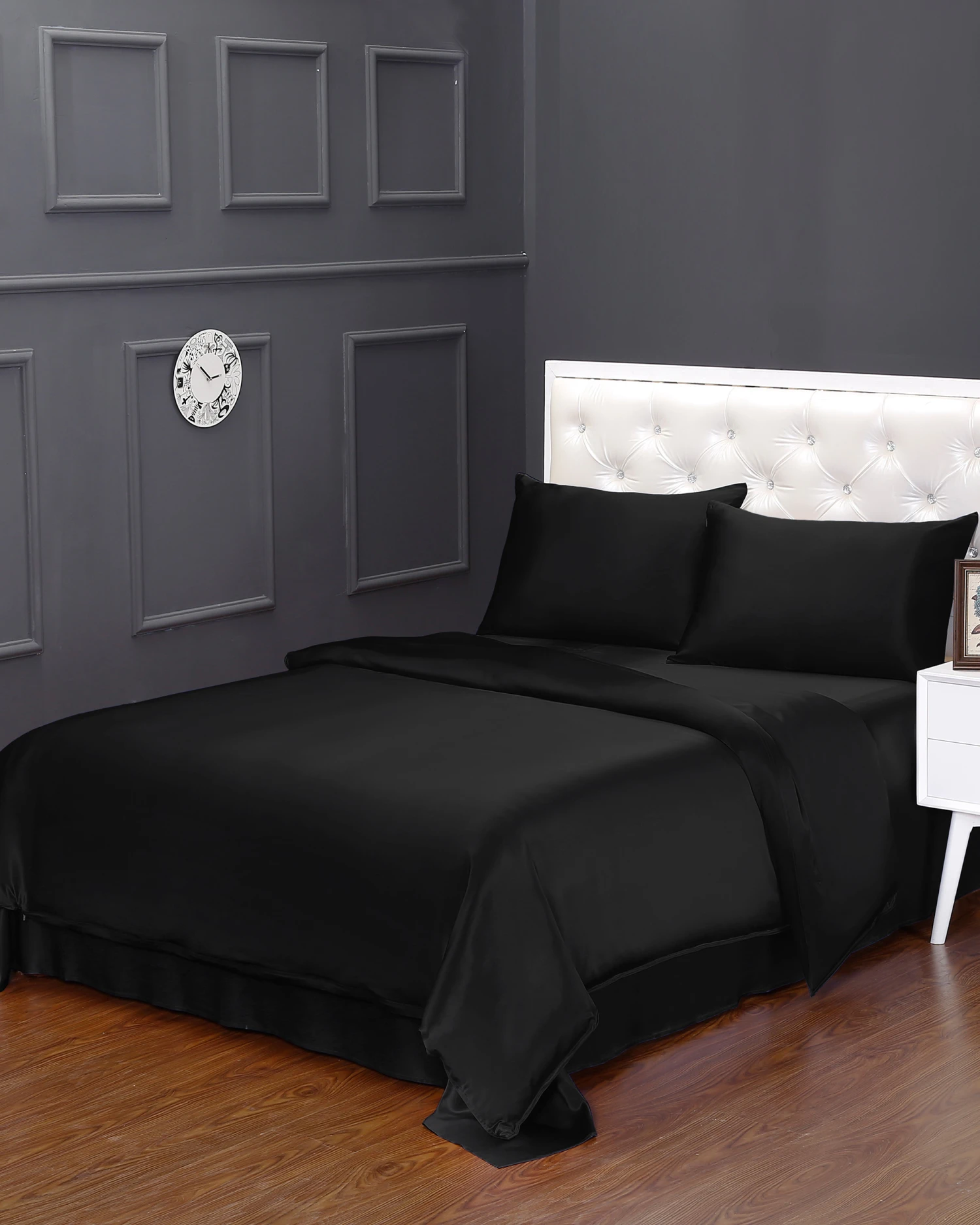 19 Momme Seamless Silk Duvet Cover - Image 8