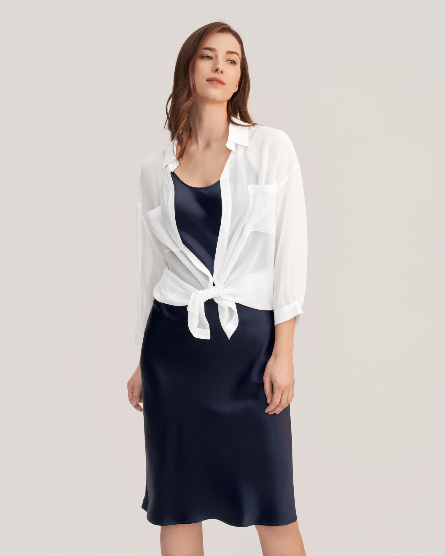 Sun Protection Performance Sheer Silk Outerwear