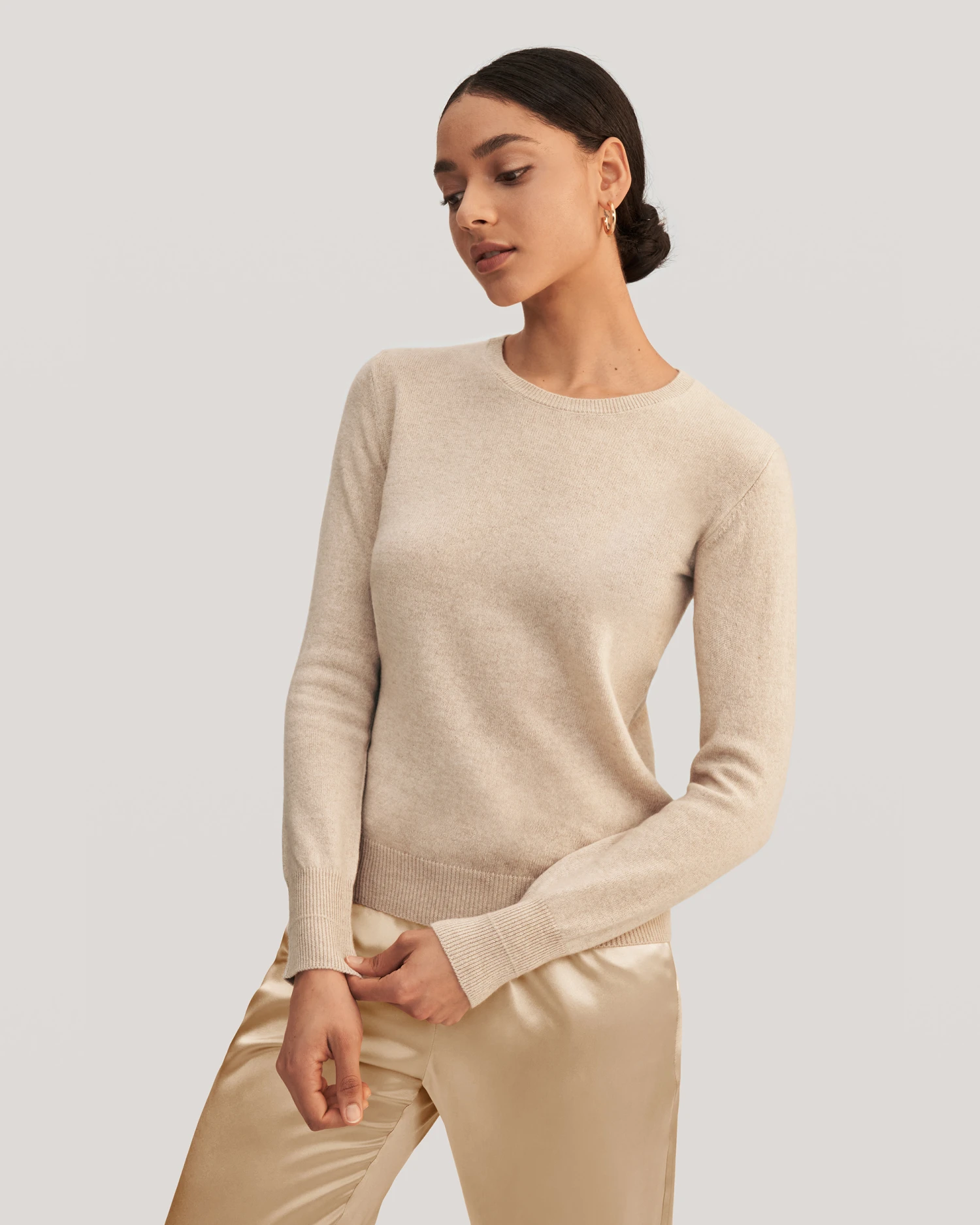 Grade A Basic Style Cashmere Sweater - Image 7