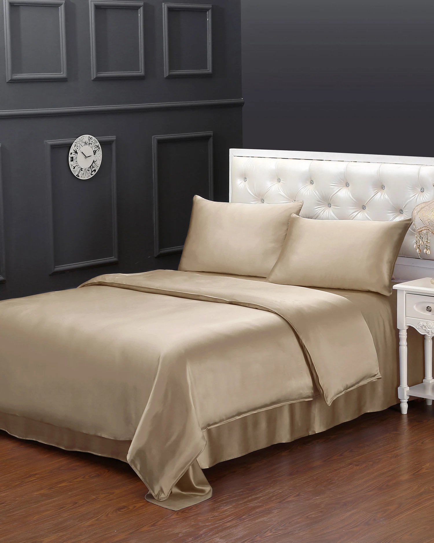 19 Momme Seamless Silk Duvet Cover - Image 16