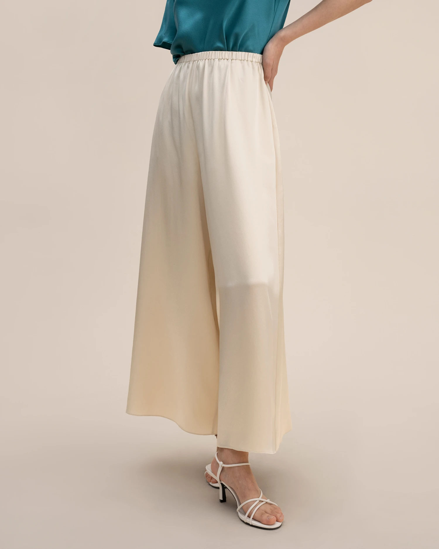 Mulberry Silk Wide-Leg Pant - Image 8
