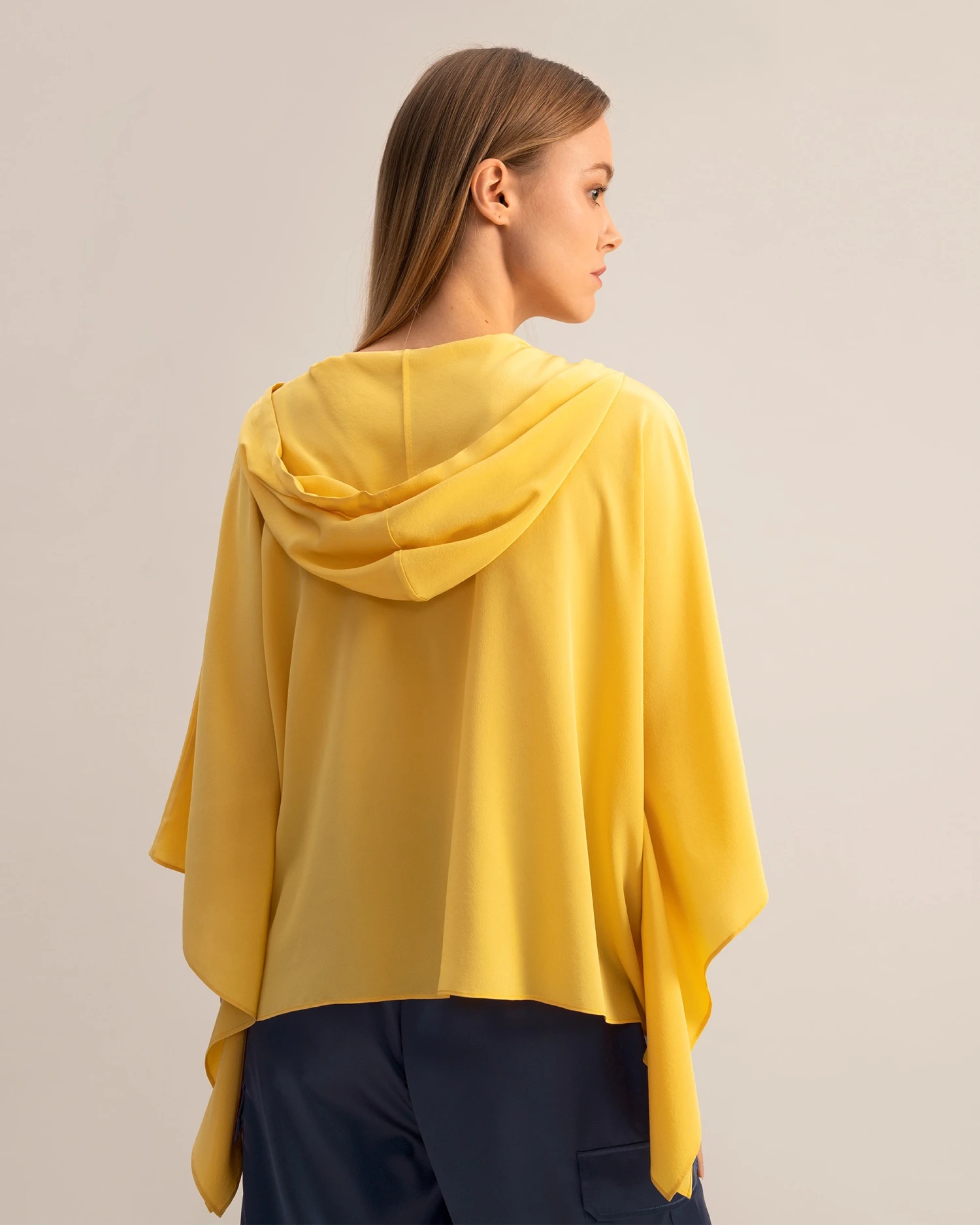 Crepe De Chine Poncho - Image 2