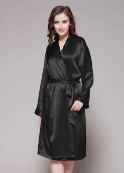 22 Momme Classic Mid Silk Robe