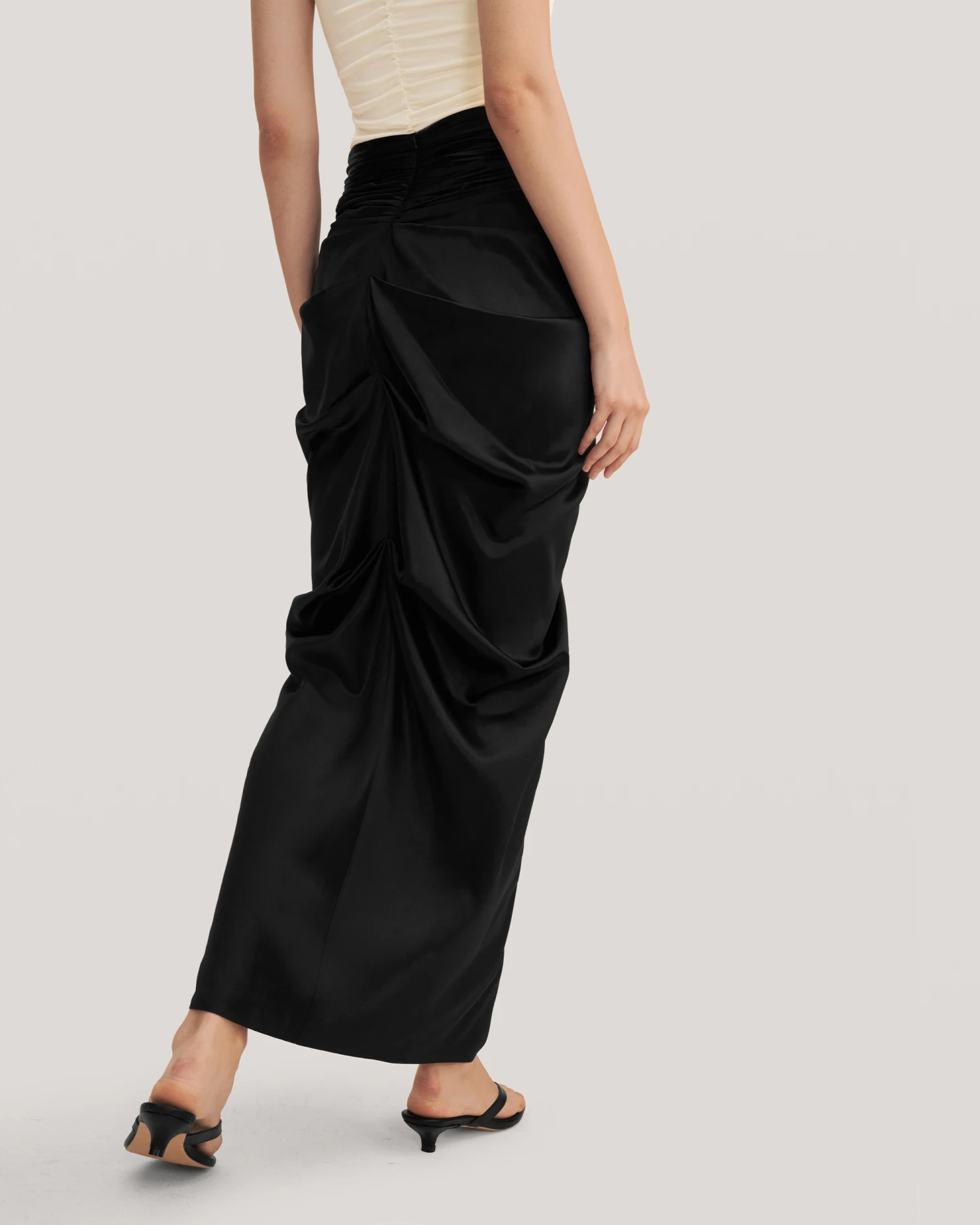 Malus Draped Front Knot Skirt - Image 2