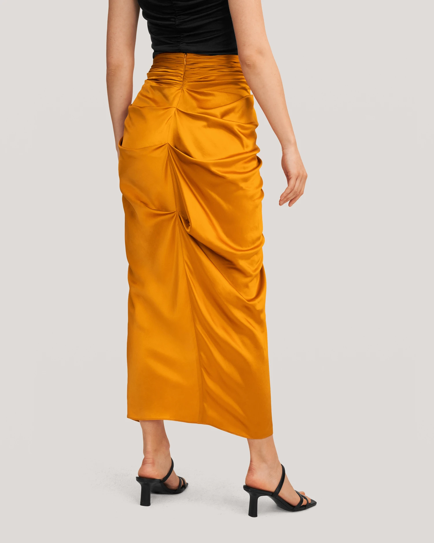Malus Draped Front Knot Skirt - Image 18