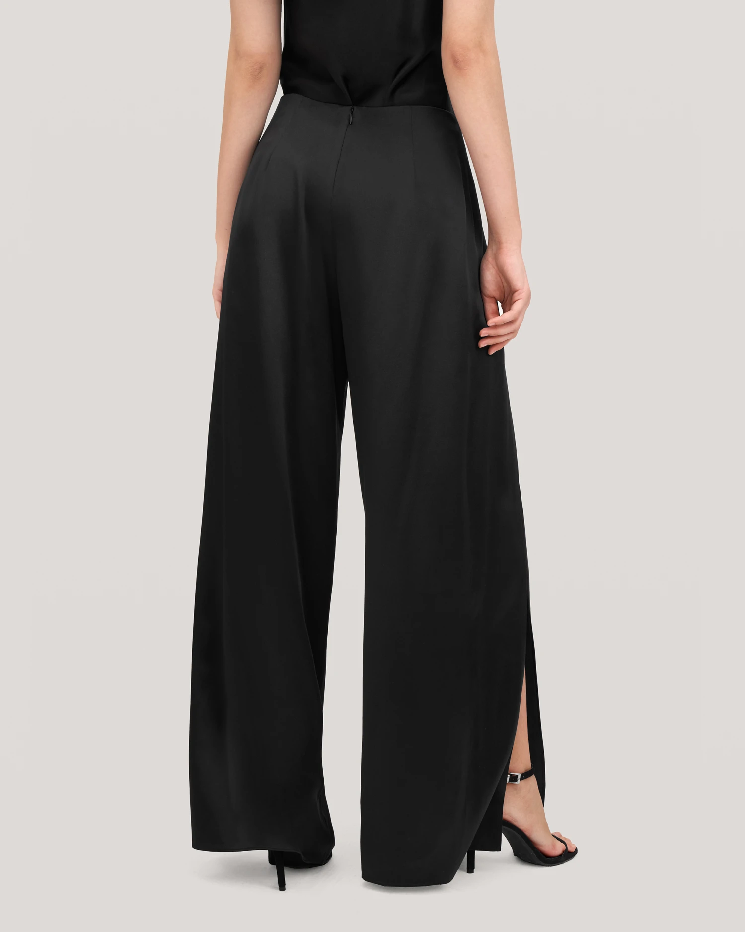 High-Waisted Silk Ginkgo Pant - Image 3