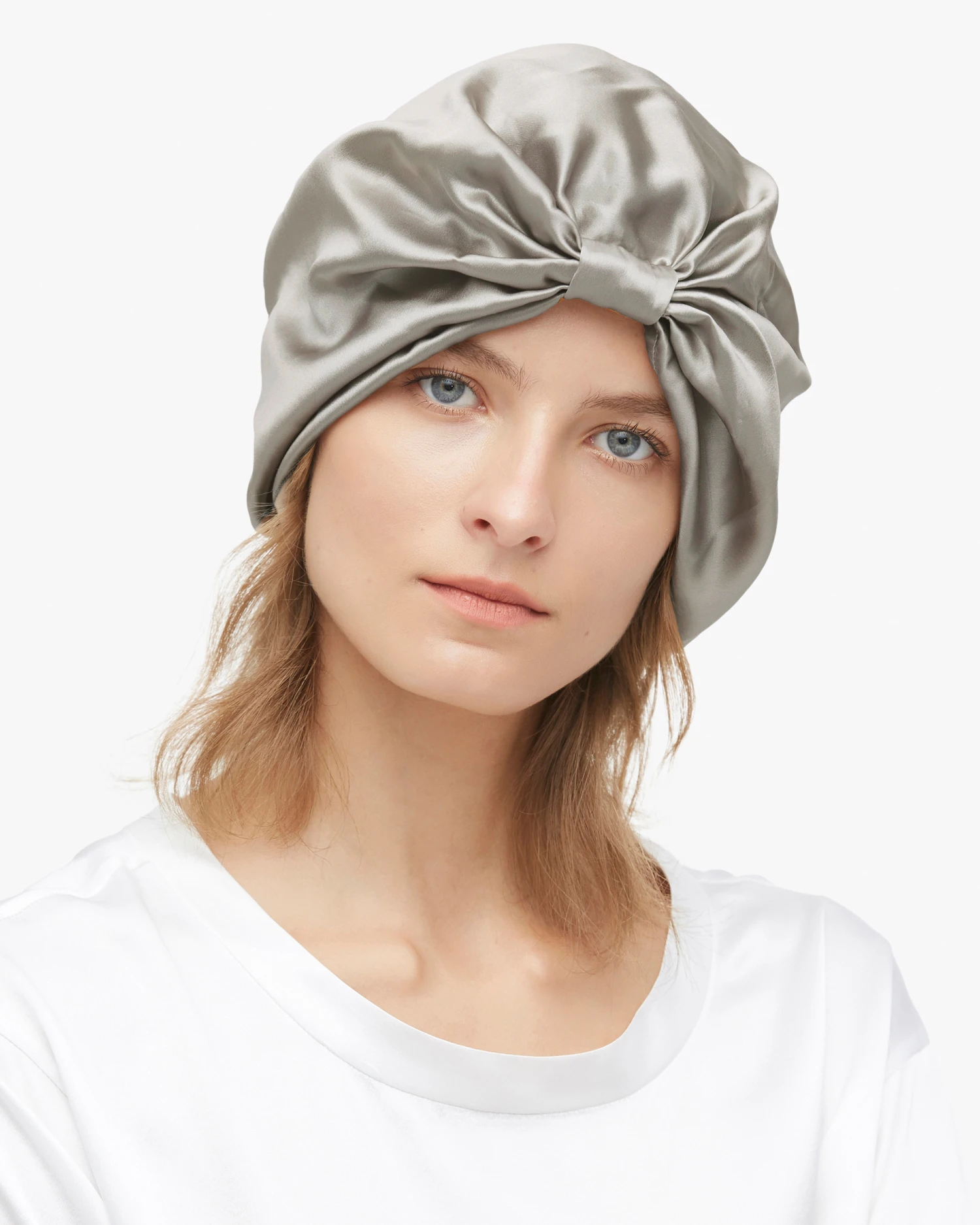 Classic Pleated Silk Sleep Cap - Image 11