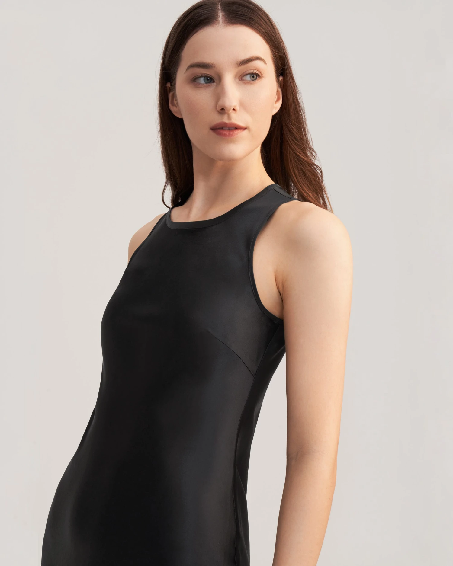 Slouchy Chic Bias Silk Maxi Dress - Image 15