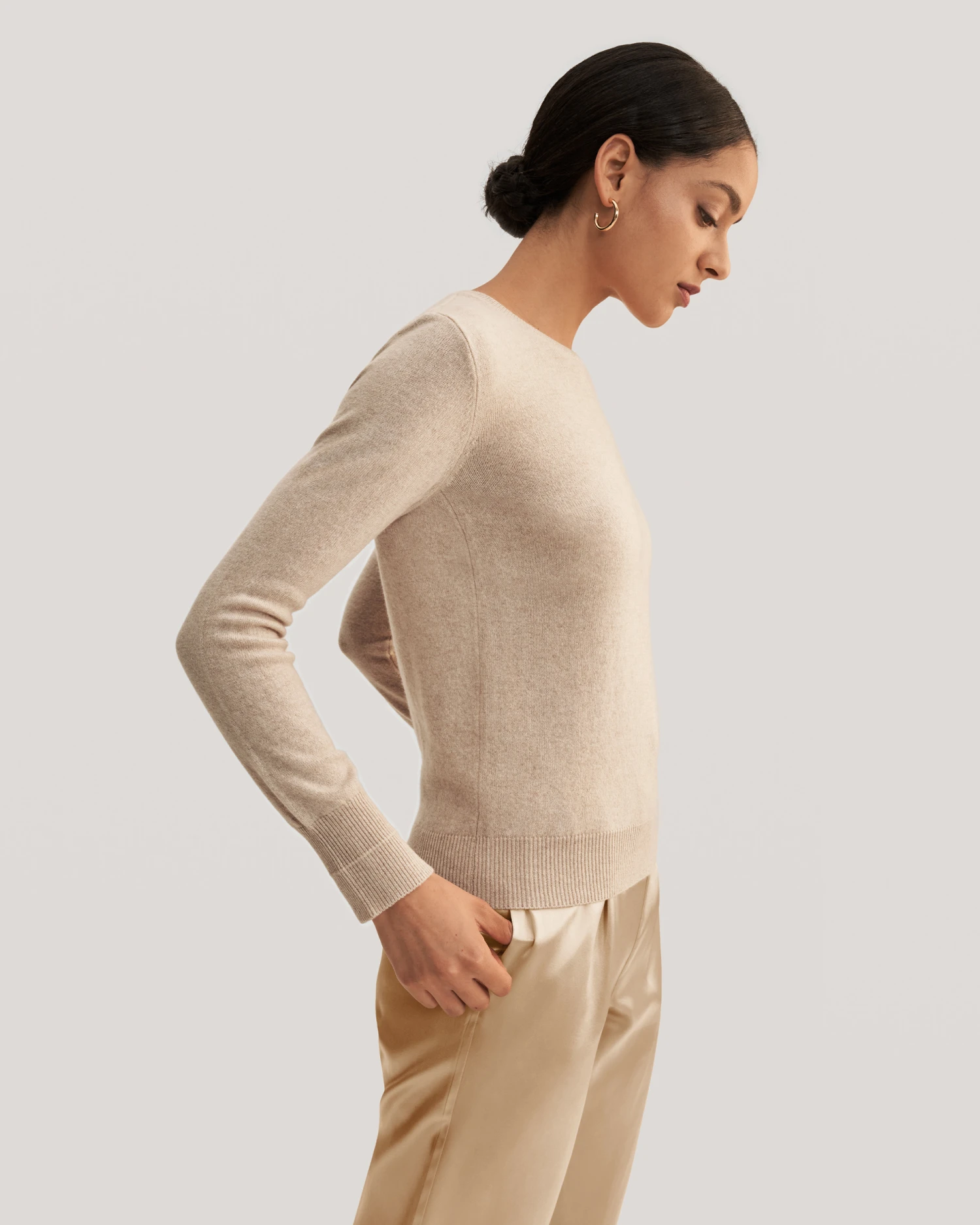 Grade A Basic Style Cashmere Sweater - Image 9