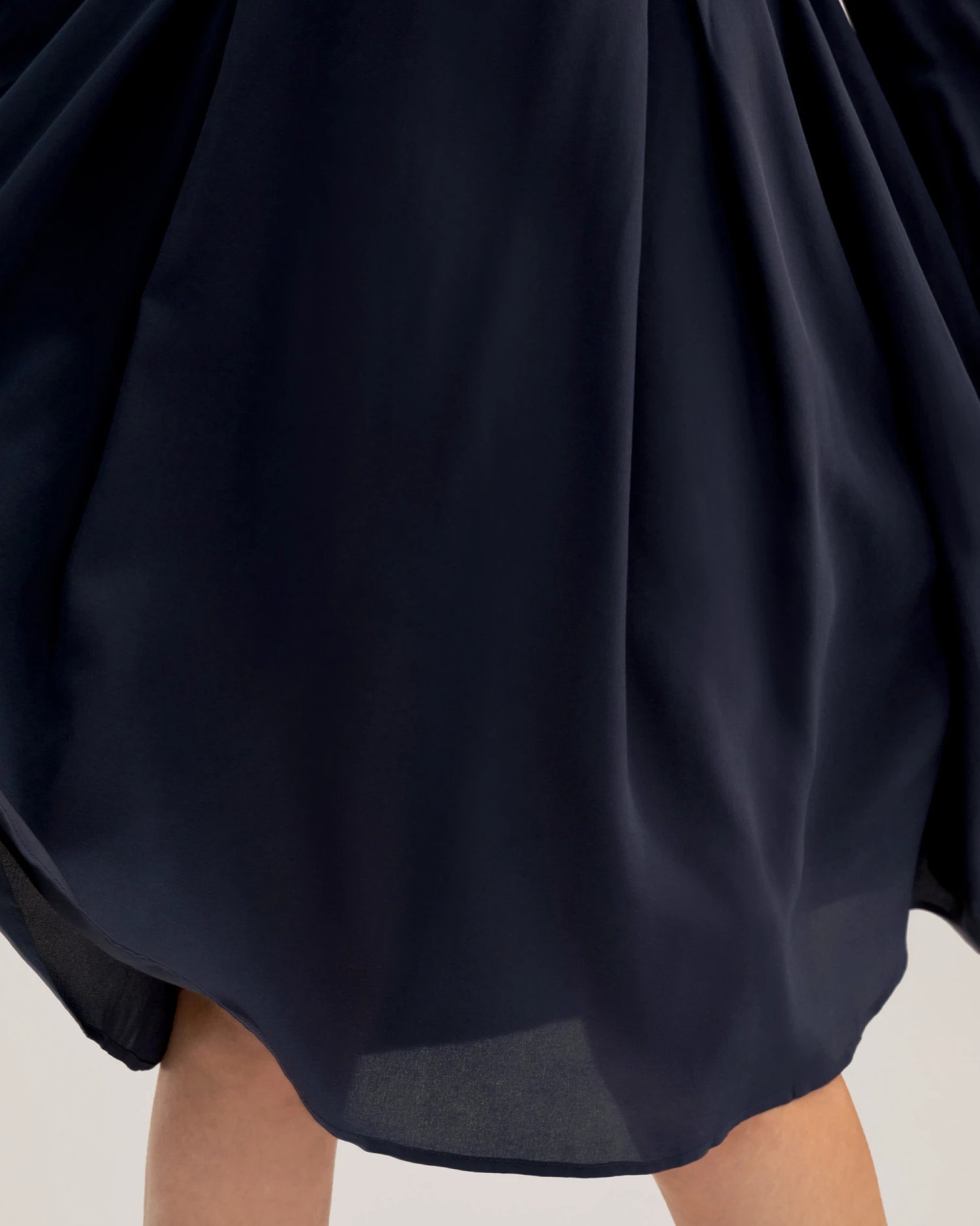 Women's Long Sleeve Retro Graceful Silk Dress - Image 10