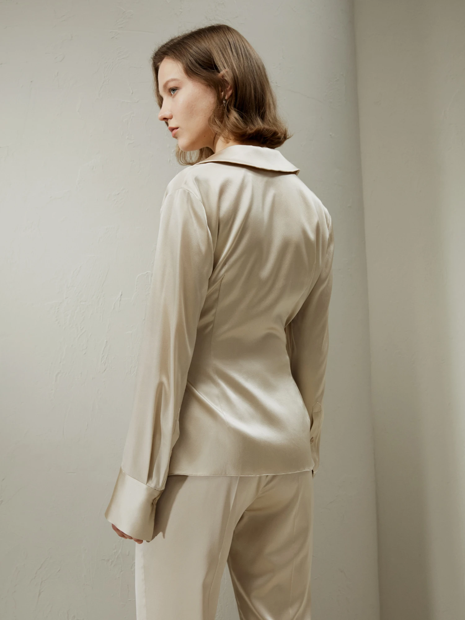 Silk Wrap Tie Waist Blazer - Image 11