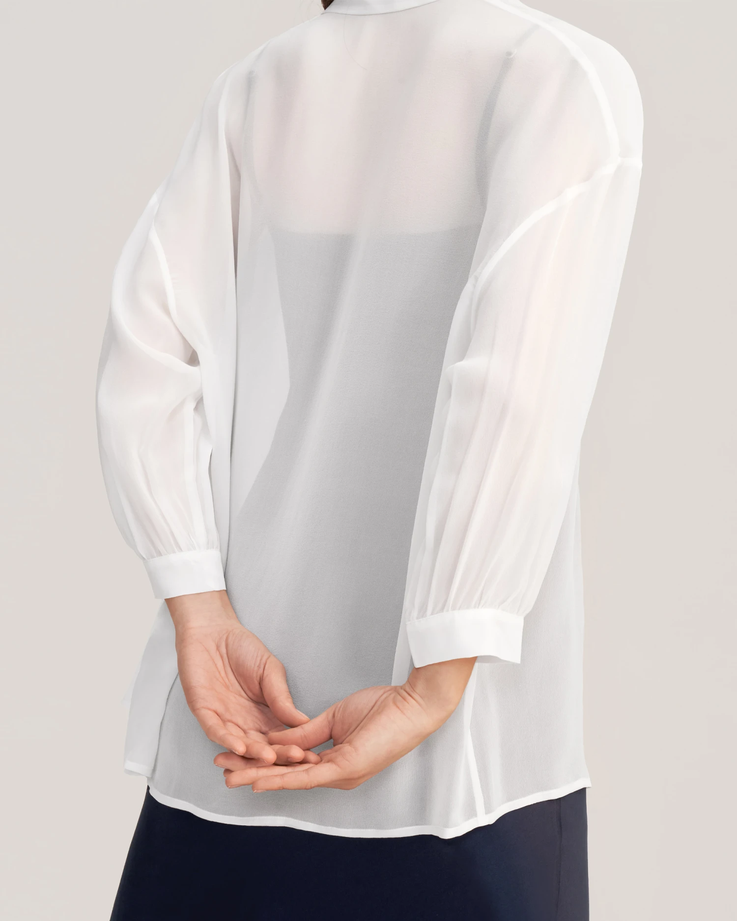 Sun Protection Performance Sheer Silk Outerwear - Image 4