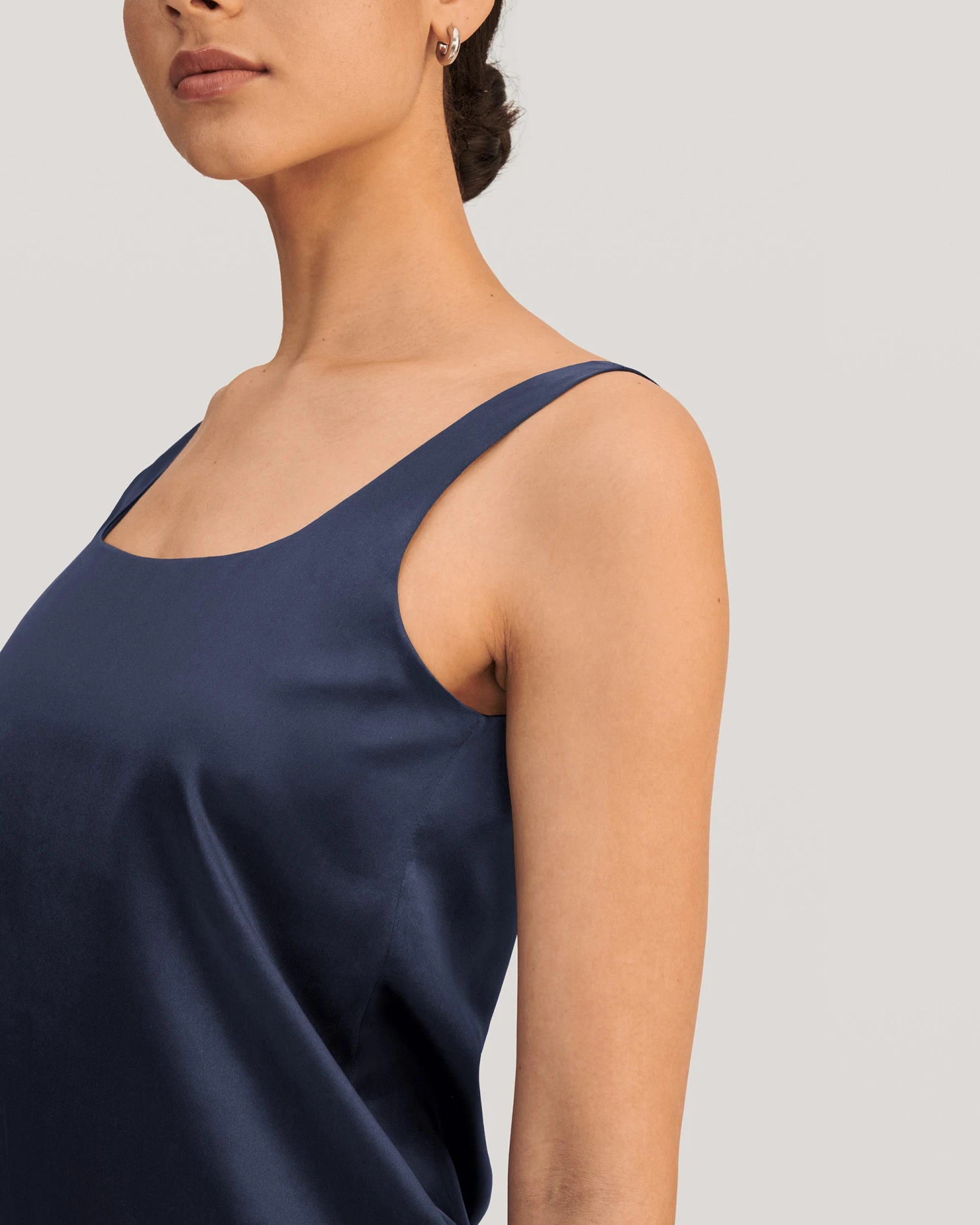Flattering U Neck Silk Camisole - Image 4