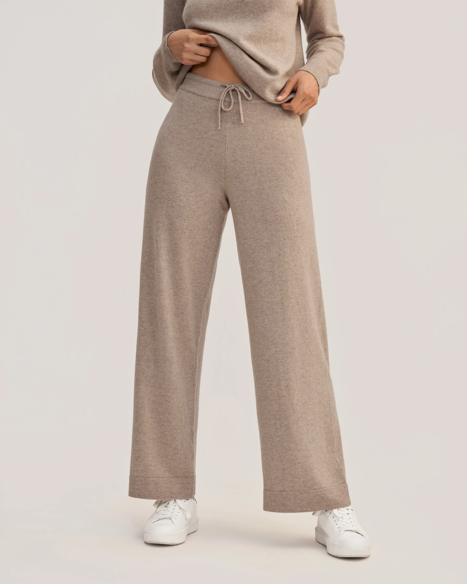 Casual Cashmere Knitting Trousers - Image 4