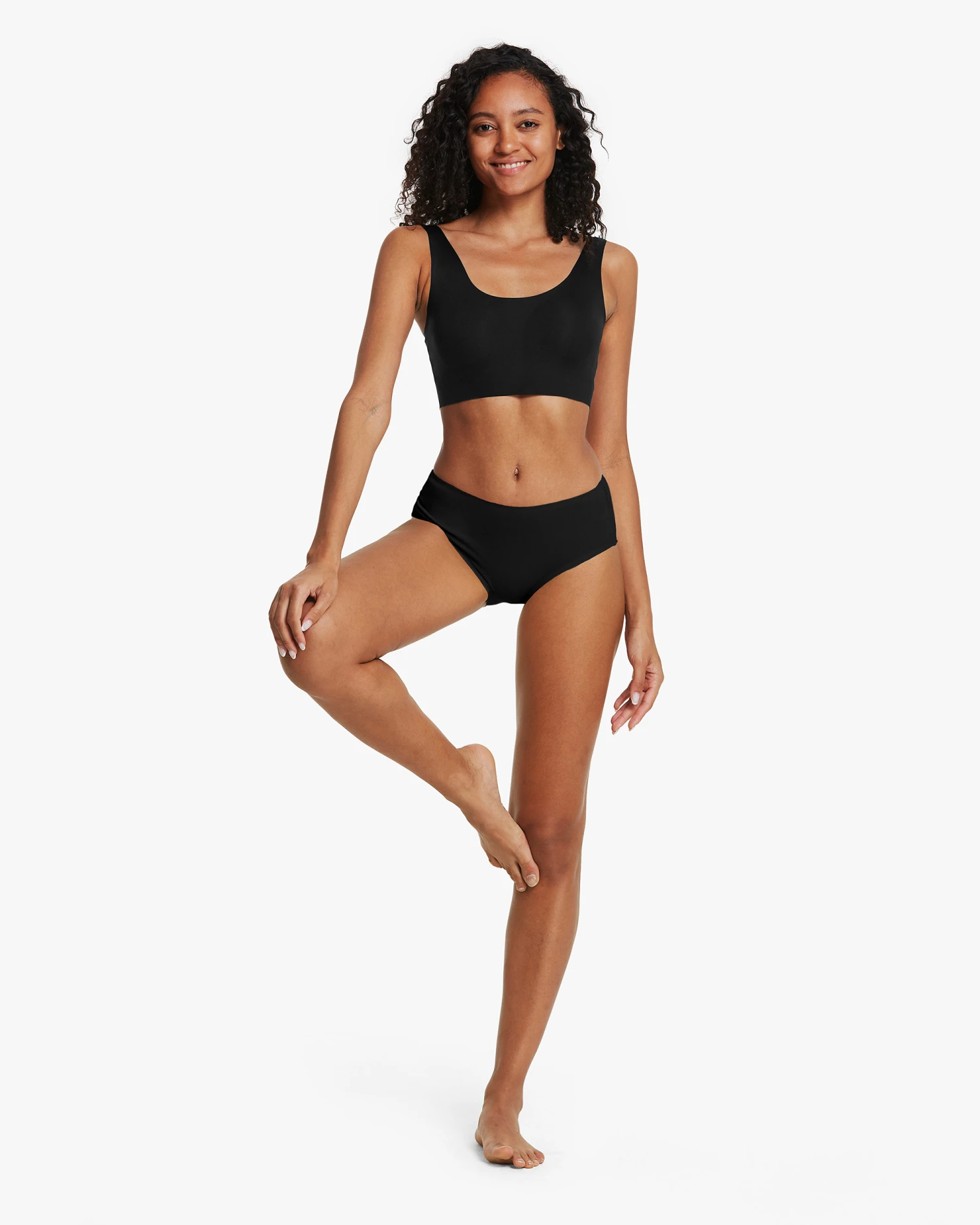 One-Size-Fits-Most Classic Wireless Silk Bra For Women - Image 5