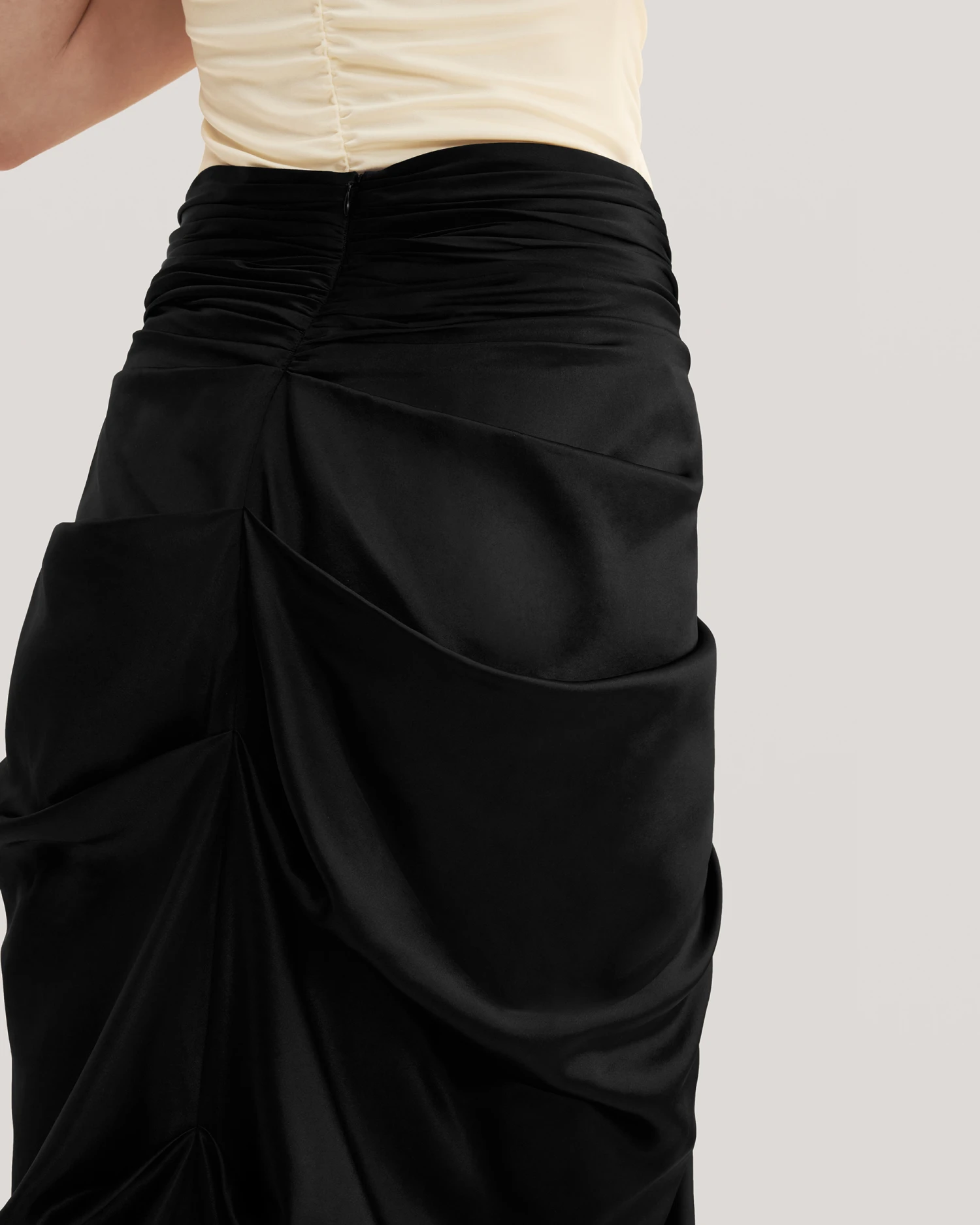 Malus Draped Front Knot Skirt - Image 13