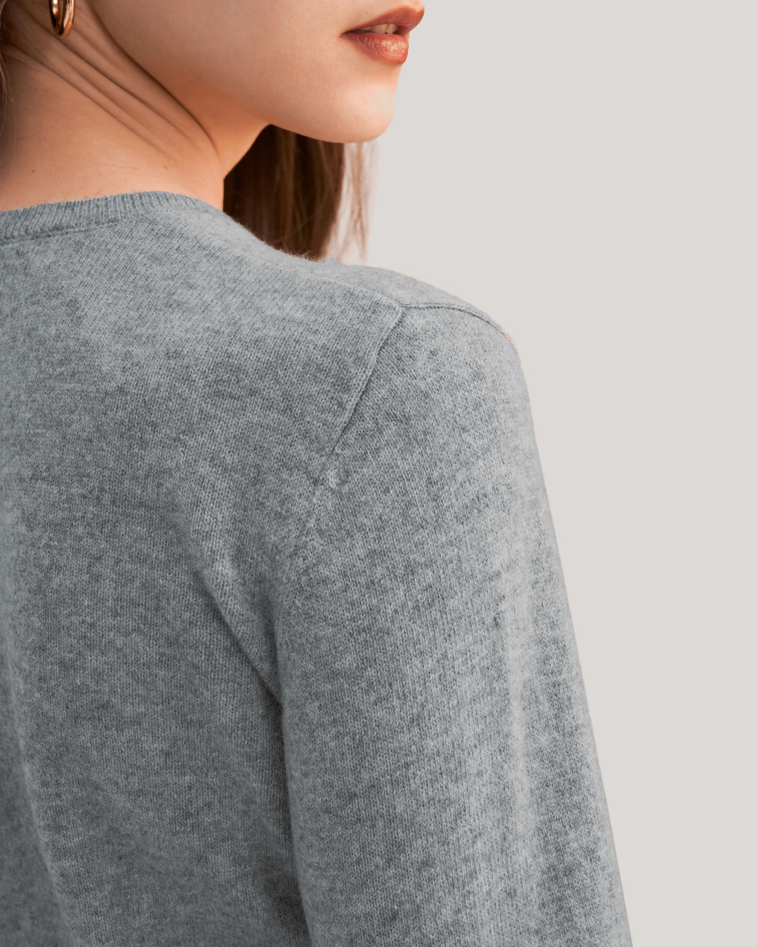 Grade A Basic Style Cashmere Sweater - Image 5