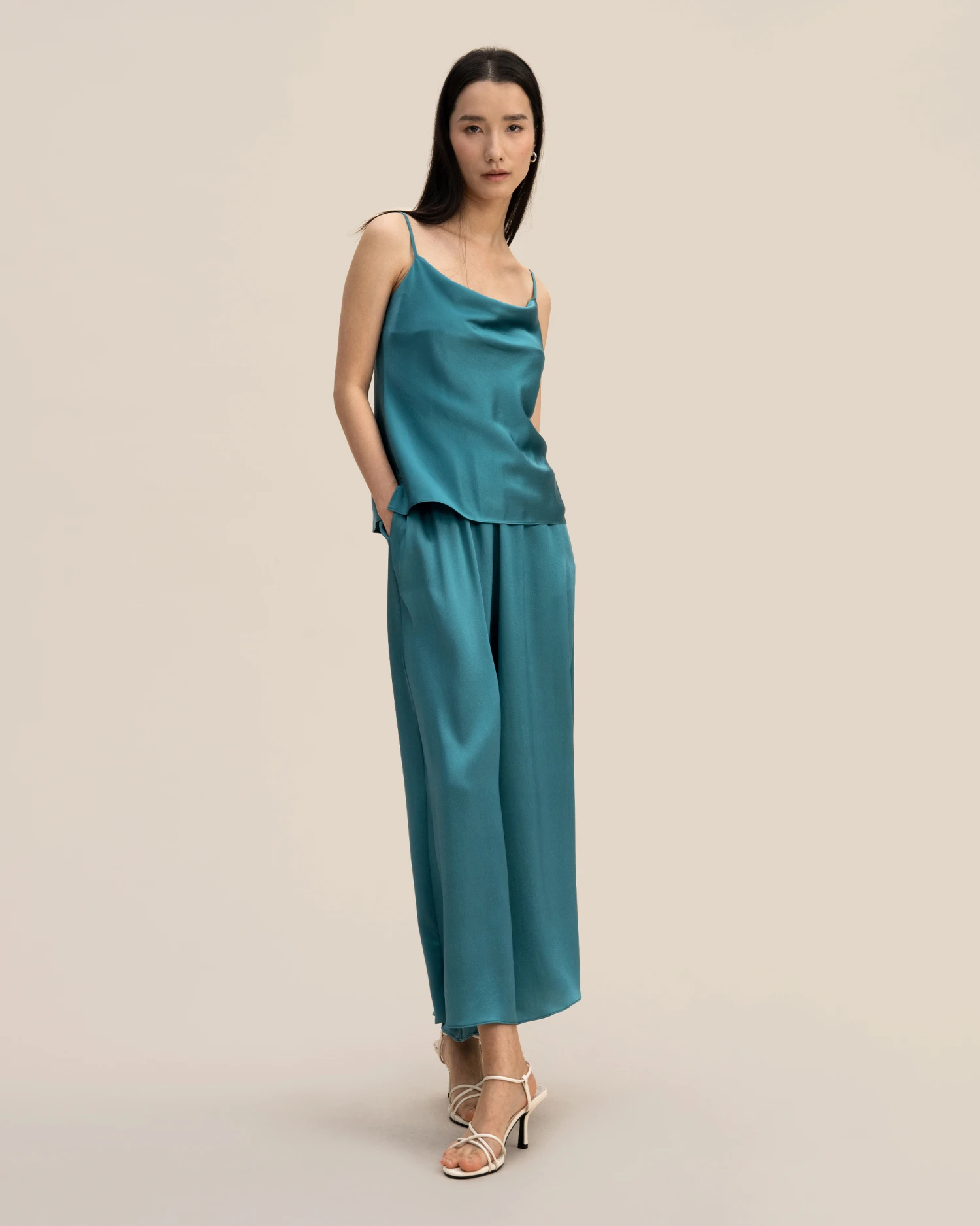 Mulberry Silk Wide-Leg Pant - Image 6