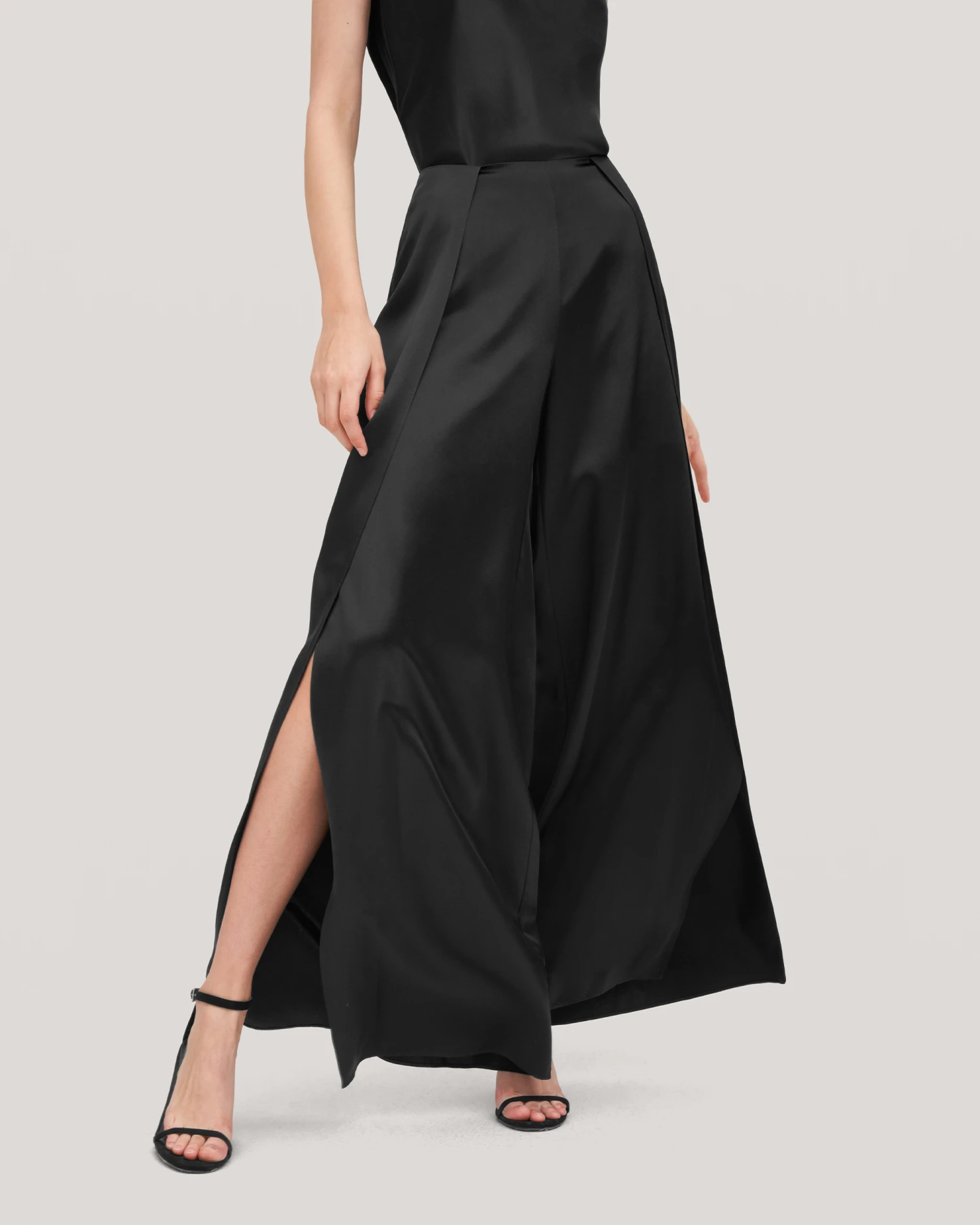 High-Waisted Silk Ginkgo Pant - Image 6