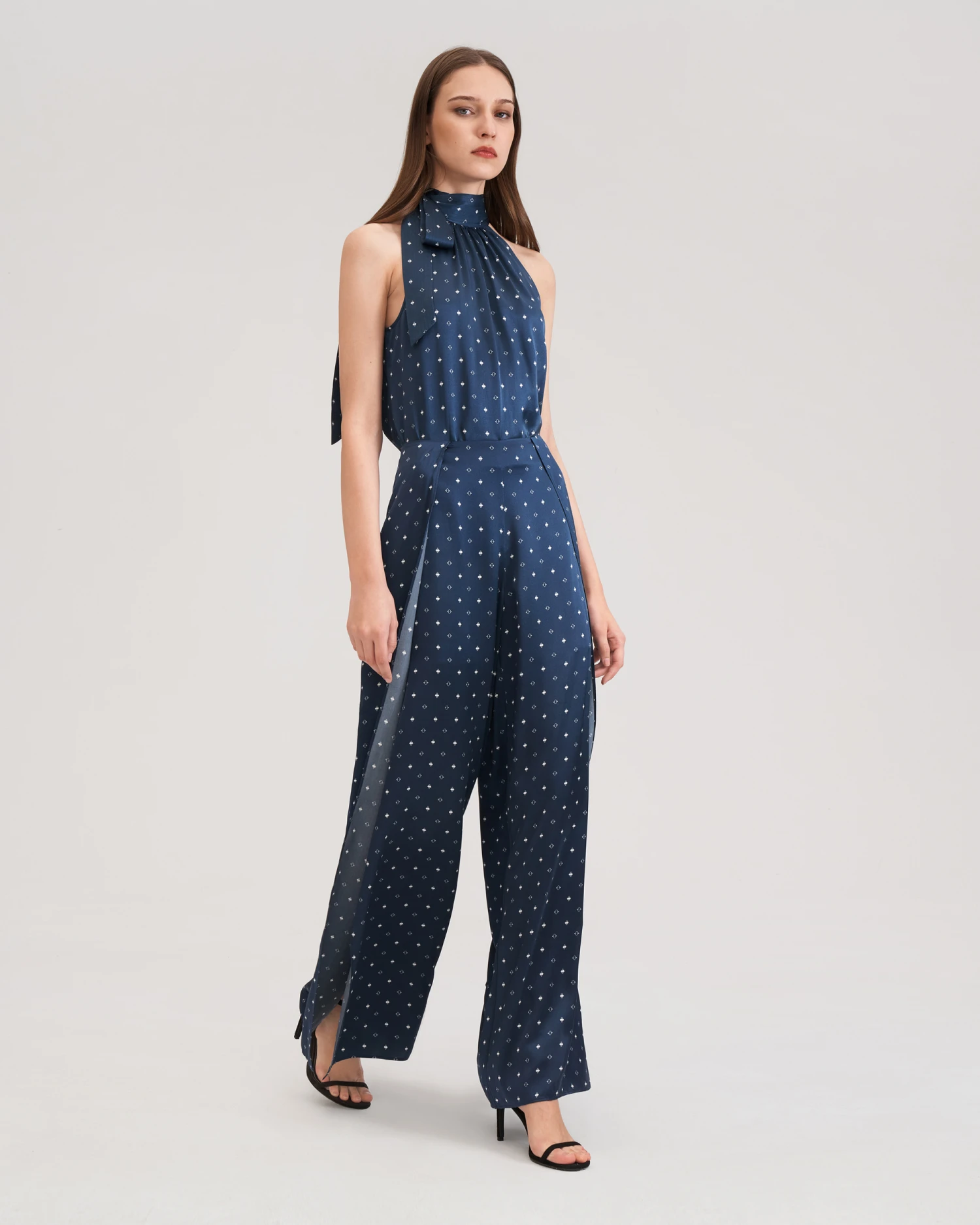 Wide-legged Silk Ginkgo Pants - Image 6