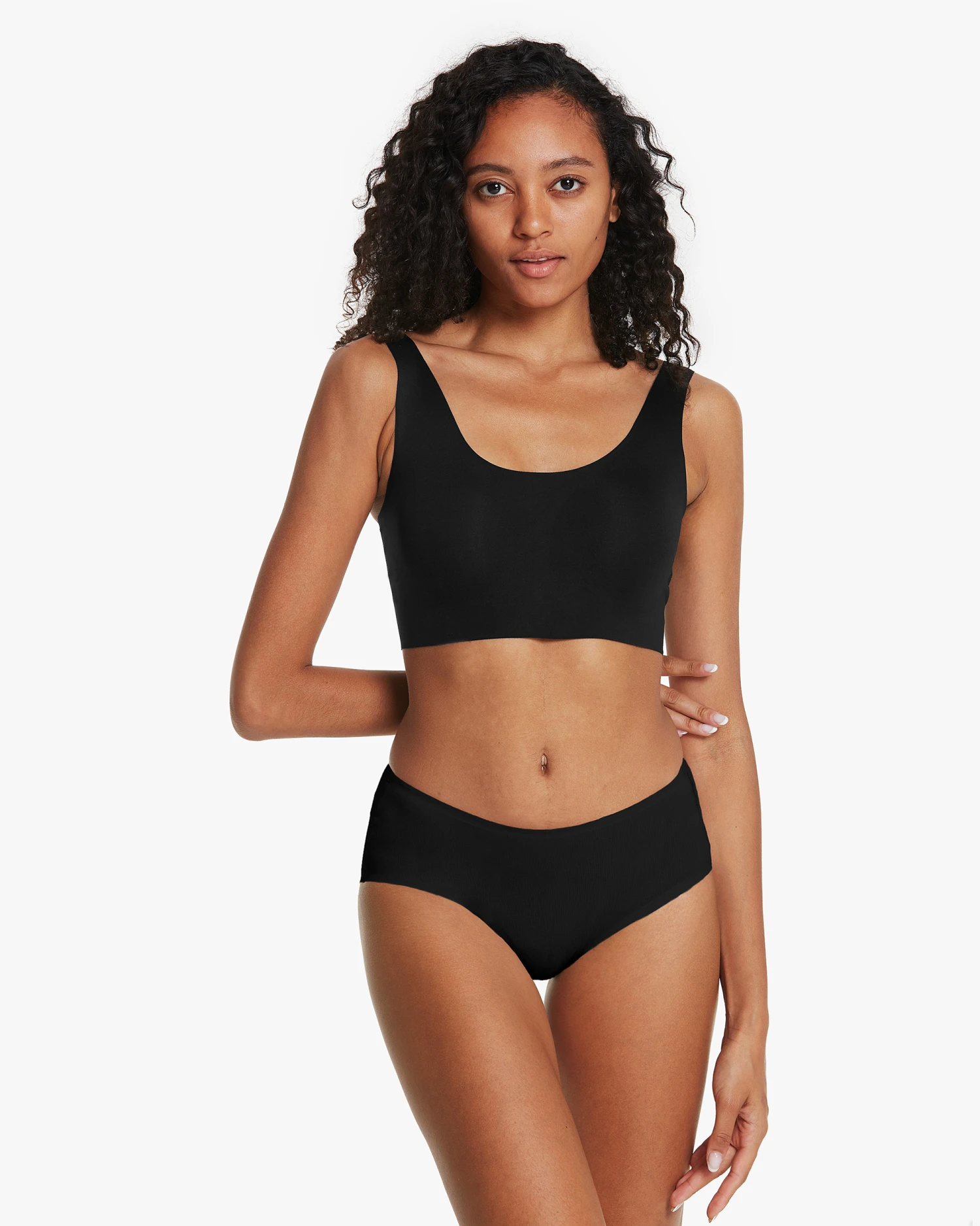 One-Size-Fits-Most Classic Wireless Silk Bra For Women - Image 7