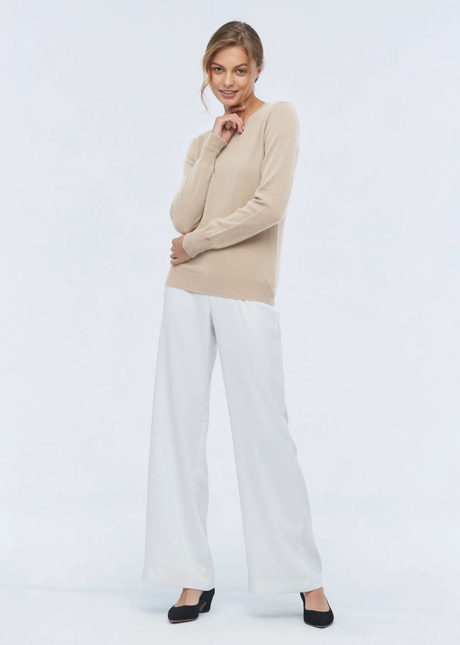 Grade A Basic Style Cashmere Sweater - Image 20