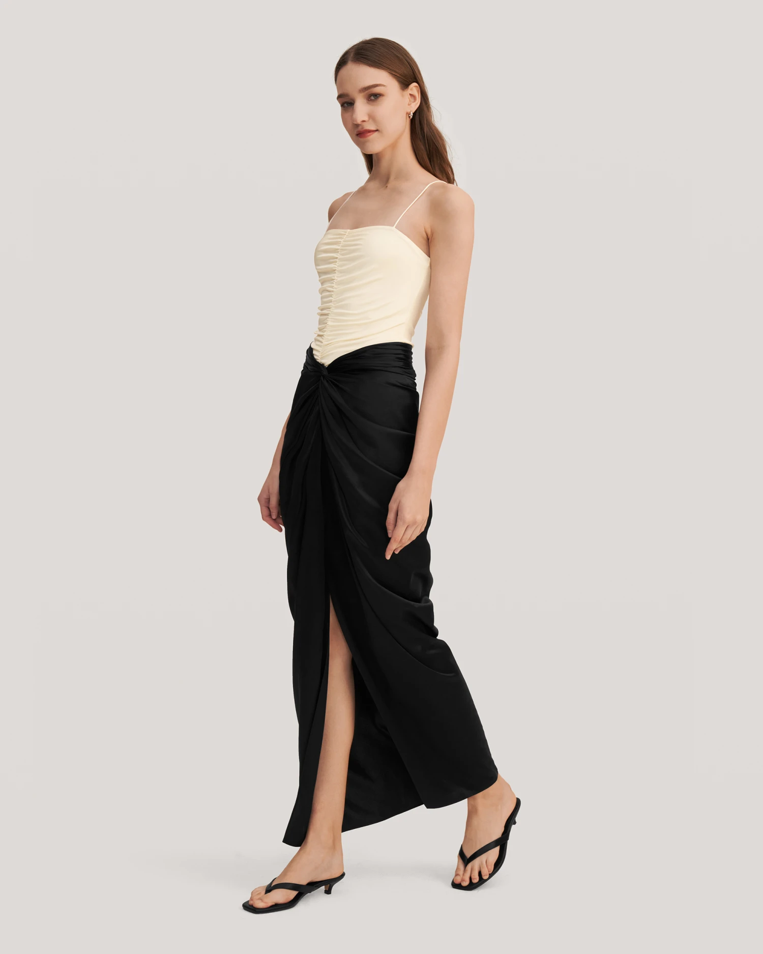 Malus Draped Front Knot Skirt - Image 16