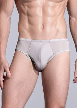 Men Briefs Breathable Silk Triangle Boxer
