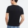 Mens Crew Neck Silk Knitted T Shirt